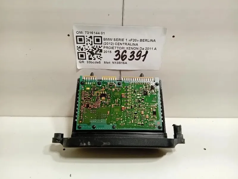 Centralina Proiettori Xenon 7316144 01 Bmw Serie 1 F20 Berlina 2012