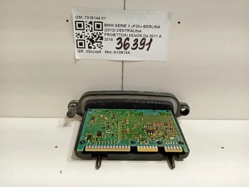 Centralina Proiettori Xenon 7316144 01 Bmw Serie 1 F20 Berlina 2012