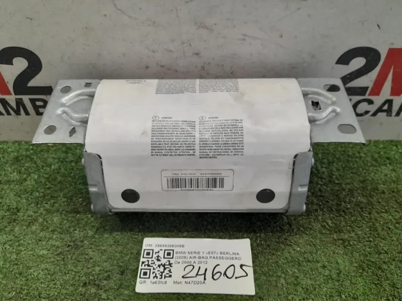 Air-bag Passeggero 39698286006B Bmw Serie 1 E87 Berlina 2005
