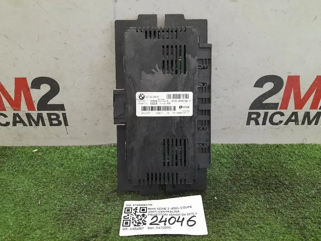 Centralina Proiettori Xenon 61359263798 Bmw Serie 3 E92 Coupe 2007