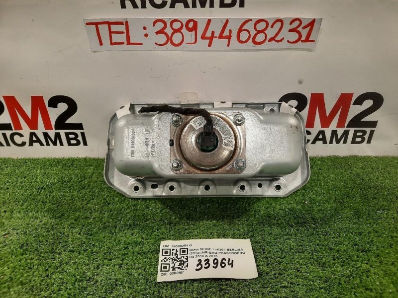 Air-bag Passeggero 30375380A Bmw Serie 1 E87 Berlina 2005