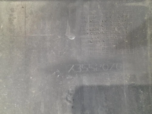 Modanatura Paracolpi Paraurti POST 73552070 Fiat Panda III 2012