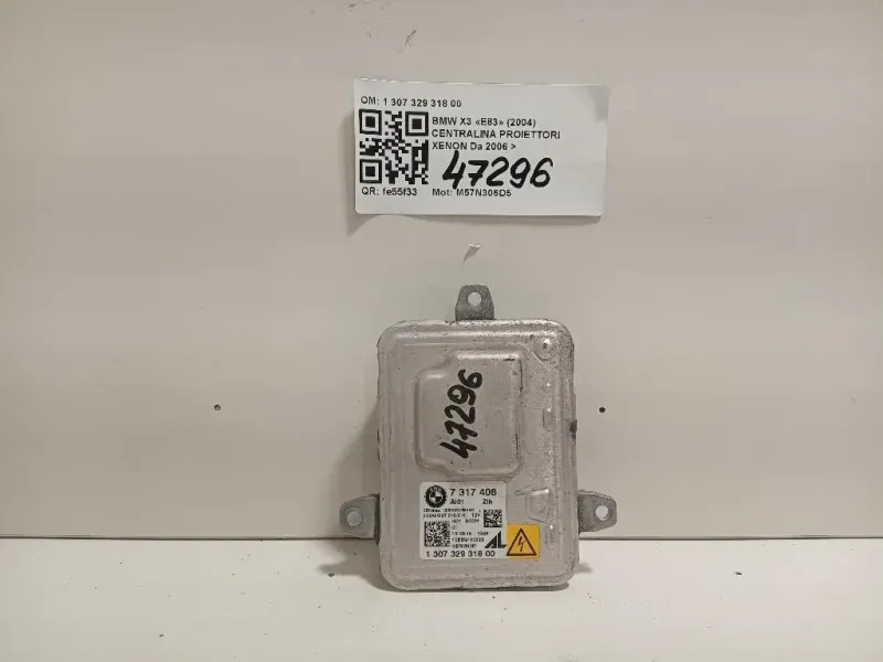 Centralina Proiettori Xenon 1 307 329 318 00 Bmw X3 E83 2004
