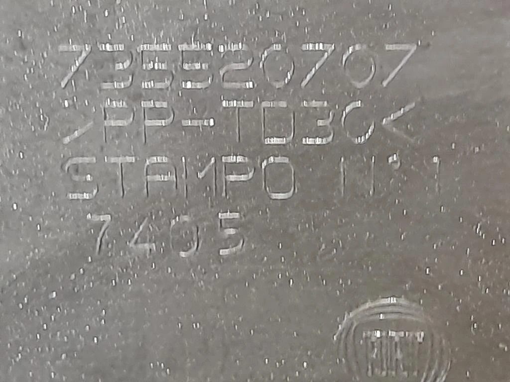 Modanatura Paracolpi Paraurti POST 1 PZ 735520707 Fiat Panda III 2012