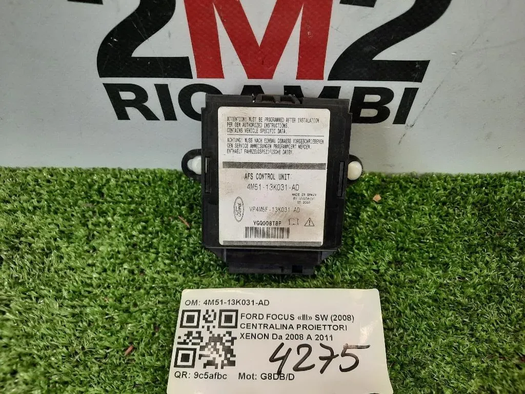 Centralina Proiettori Xenon 4M5113K031AD LUCI FARO Ford Focus III SW 2008