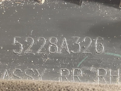 Modanatura Paracolpi Paraurti POST DX 5228A326 Mitsubishi ASX I 2010