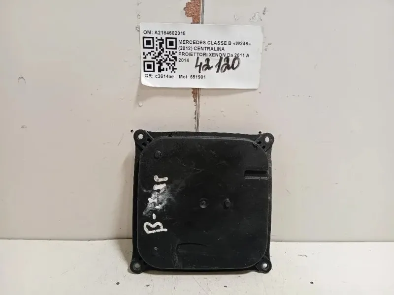 Centralina Proiettori Xenon A2184602018 Mercedes Classe B W246 2012