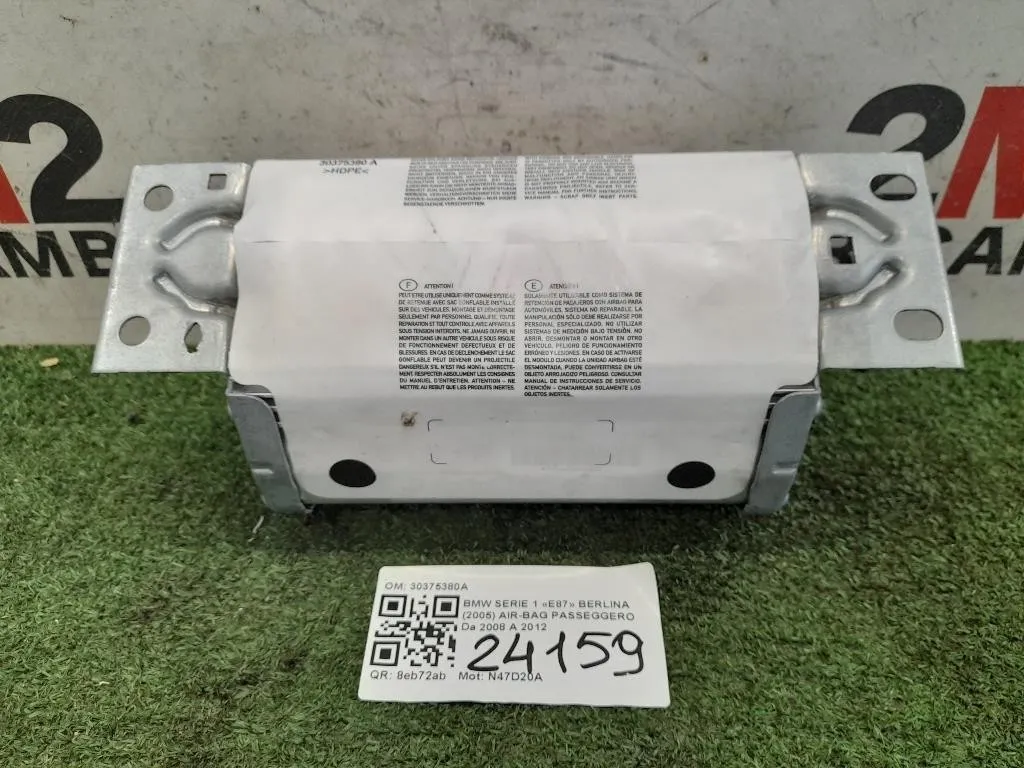 Air-bag Passeggero 30375380A Bmw Serie 1 E87 Berlina 2005