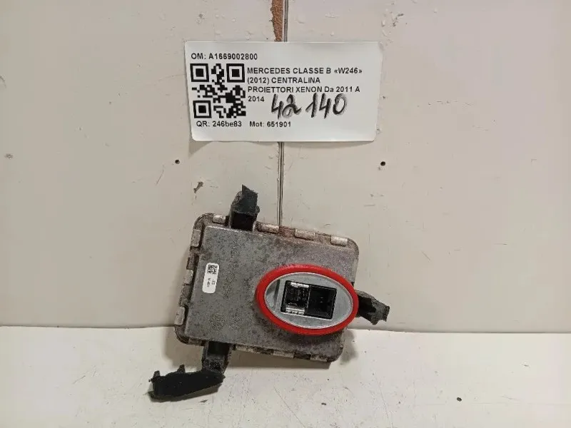 Centralina Proiettori Xenon A1669002800 Mercedes Classe B W246 2012