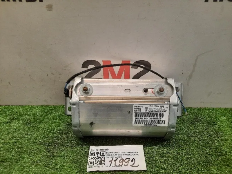 Air-bag Passeggero 72126982860 Bmw Serie 1 E87 Berlina 2005