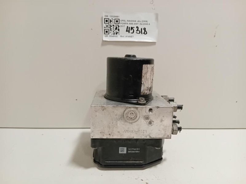 Pompa ABS ANT 13328651 Opel Insignia A 2009