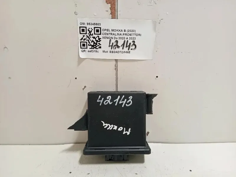 Centralina Proiettori Xenon 95245603 Opel Mokka B 2020