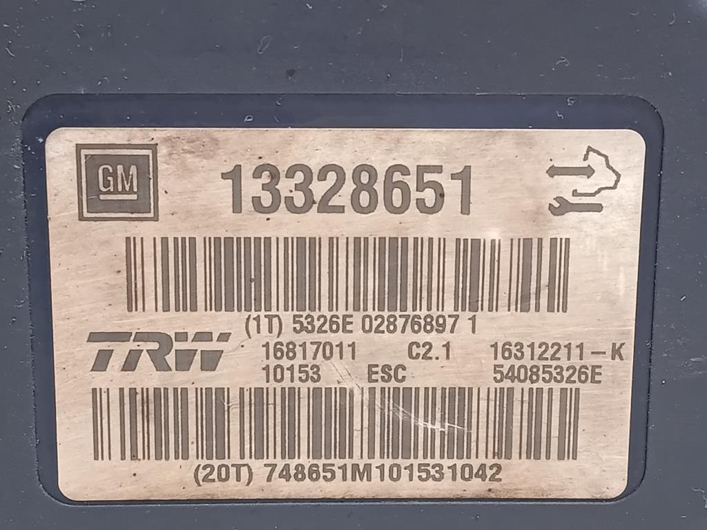 Pompa ABS ANT 13328651 Opel Insignia A 2009