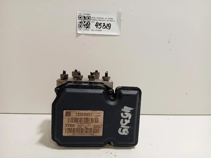 Pompa ABS ANT 13328651 Opel Insignia A 2009
