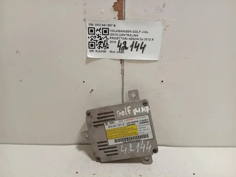 Centralina Proiettori Xenon 8K0941597B Volkswagen GOLF VII 2013