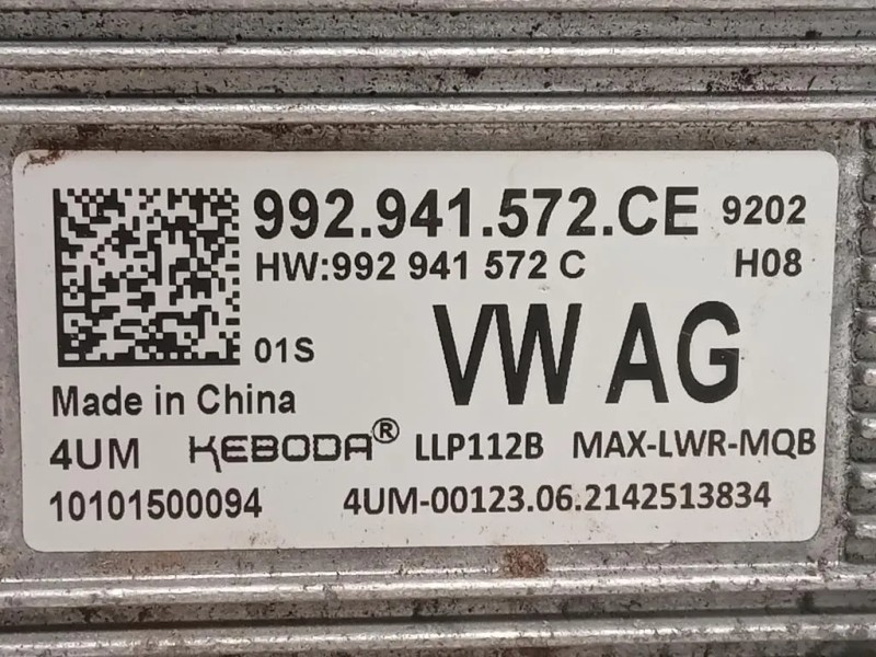 Centralina Proiettori Xenon 992941572CE Volkswagen Tiguan II 2020