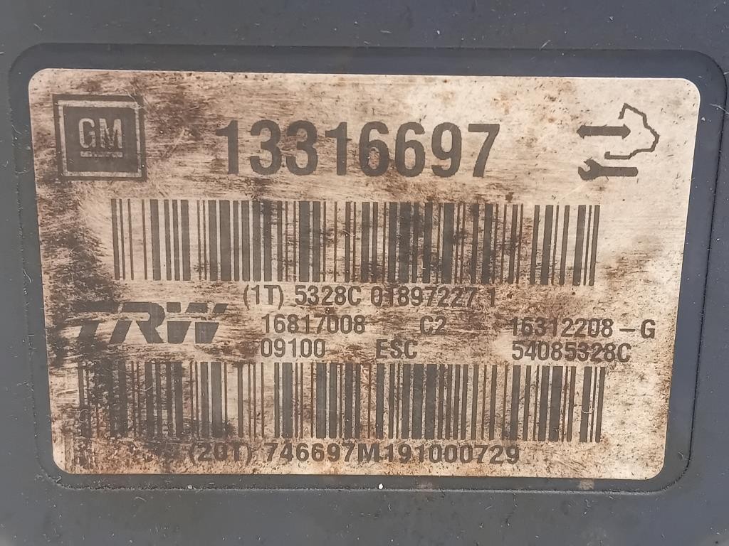 Pompa ABS ANT 13316697 Opel Insignia A 2009