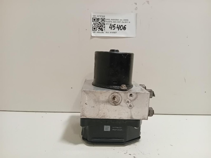 Pompa ABS ANT 22757649 Opel Insignia A 2009