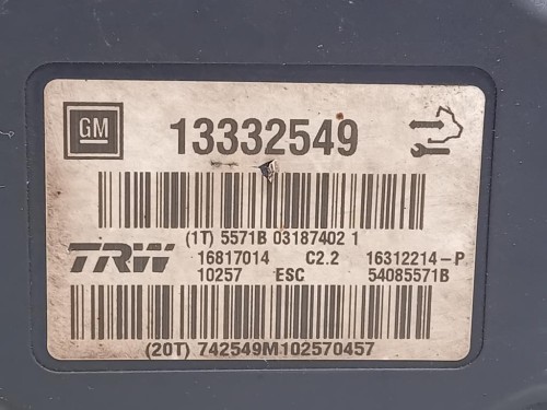 Pompa ABS ANT 13332549 Opel Insignia A 2009