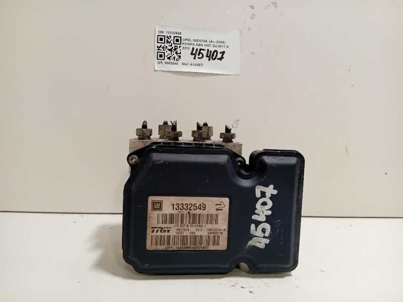 Pompa ABS ANT 13332549 Opel Insignia A 2009