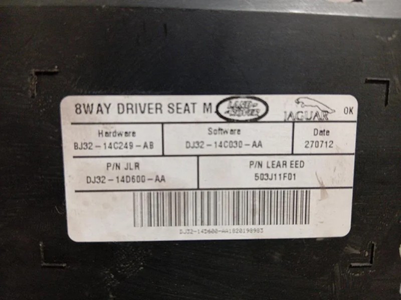 Centralina Regolazione Sedile ANT DX BJ32-14C249-AB Land Rover Range Rover Evoque I 2011