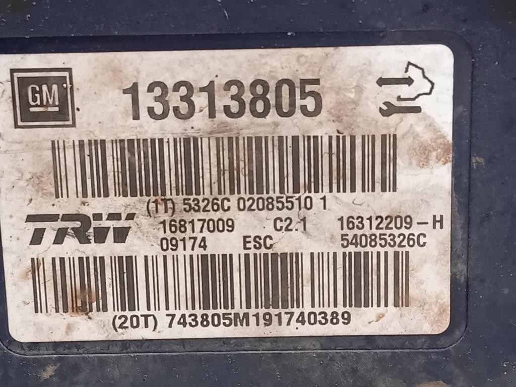 Pompa ABS ANT 13313805 Opel Insignia A 2009
