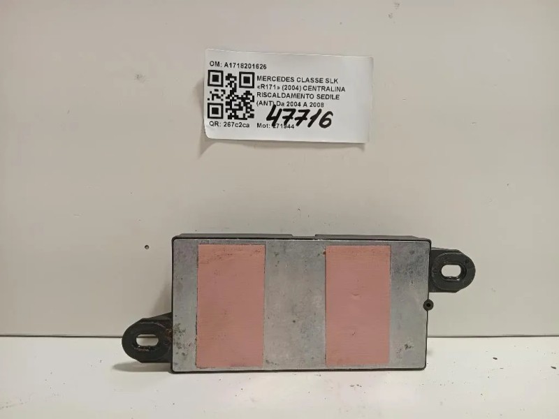 Centralina Riscaldamento Sedile ANT A1718201626 Mercedes Classe SLK R171 2004