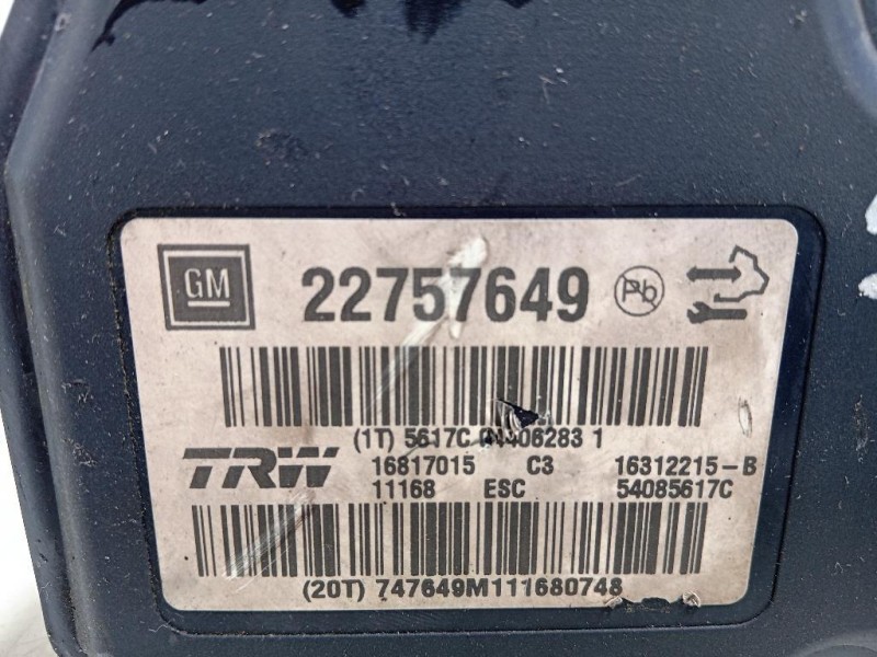 Pompa ABS ANT 22757649 Opel Insignia A 2009