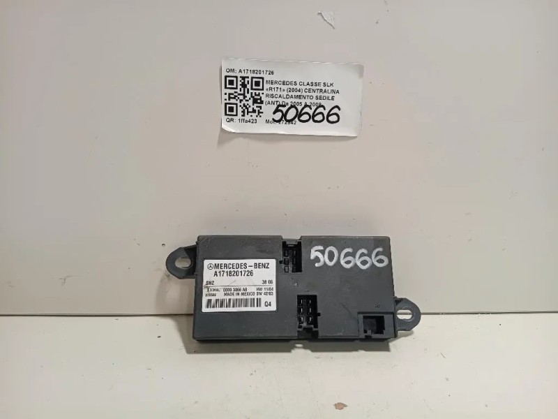 Centralina Riscaldamento Sedile ANT A1718201726 Mercedes Classe SLK R171 2004