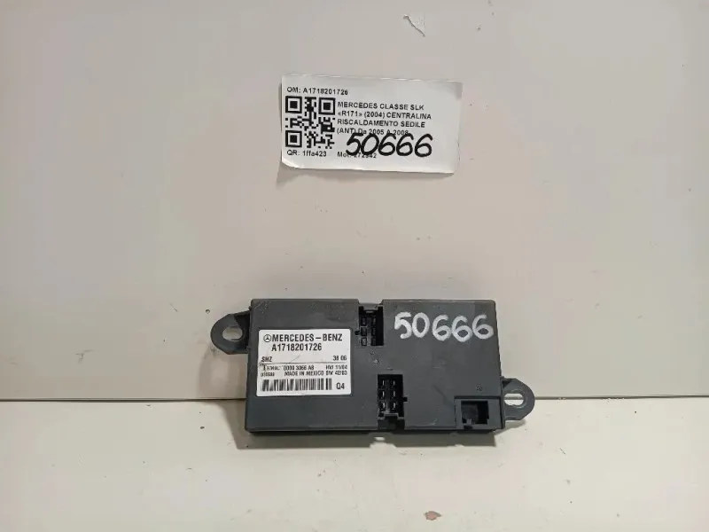 Centralina Riscaldamento Sedile ANT A1718201726 Mercedes Classe SLK R171 2004