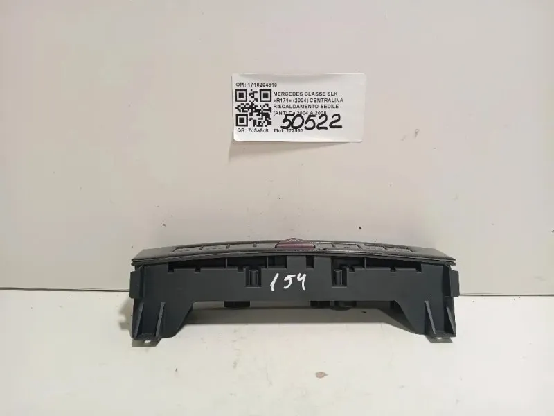 Centralina Riscaldamento Sedile ANT 1718204810 Mercedes Classe SLK R171 2004