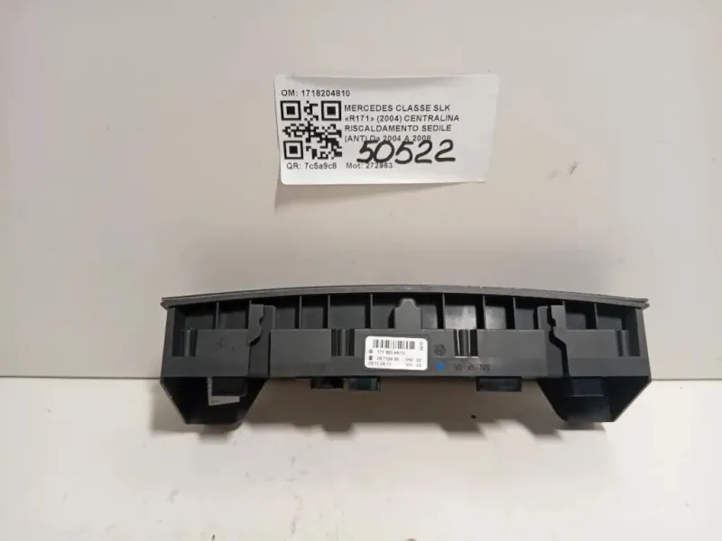 Centralina Riscaldamento Sedile ANT 1718204810 Mercedes Classe SLK R171 2004