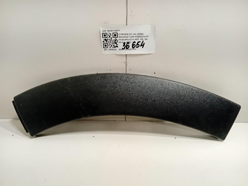Modanatura Paracolpi Passaruota ANT DX 9815114677 Citroen C3 III 2020