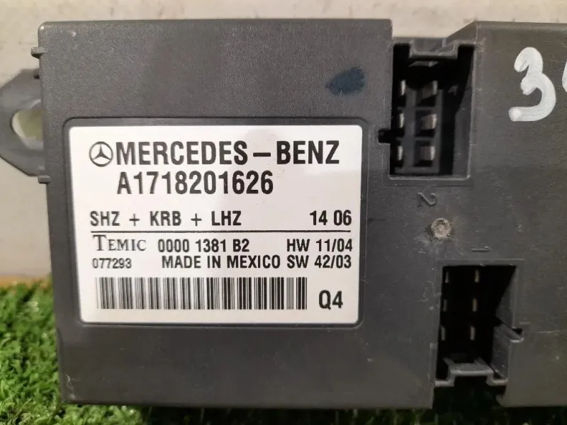 Centralina Riscaldamento Sedile ANT A1718201626 CENTRALINA SEDILI RISCALDAMENTO Mercedes Classe SLK R171 2004