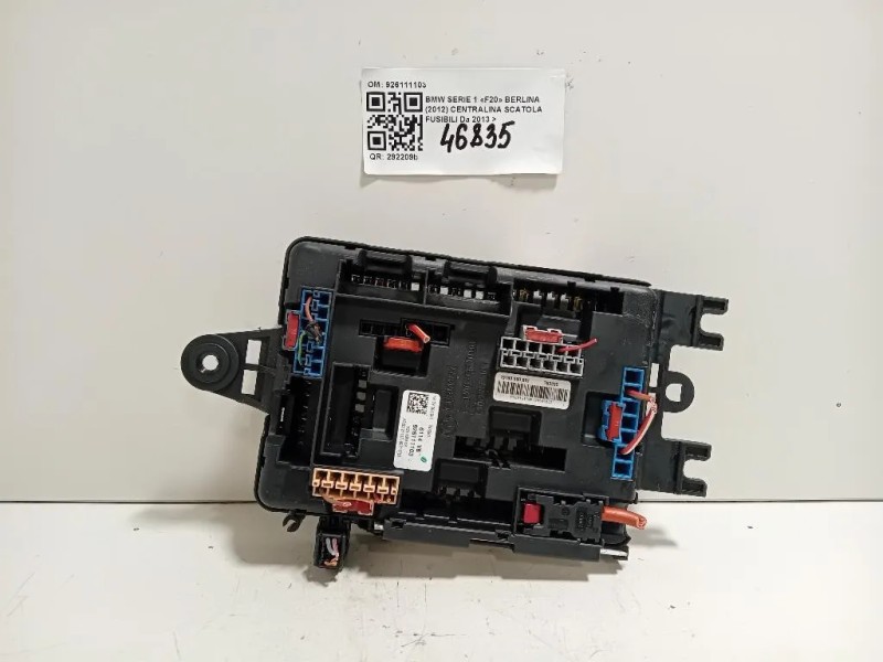 Centralina Scatola Fusibili 926111103 Bmw Serie 1 F20 Berlina 2012