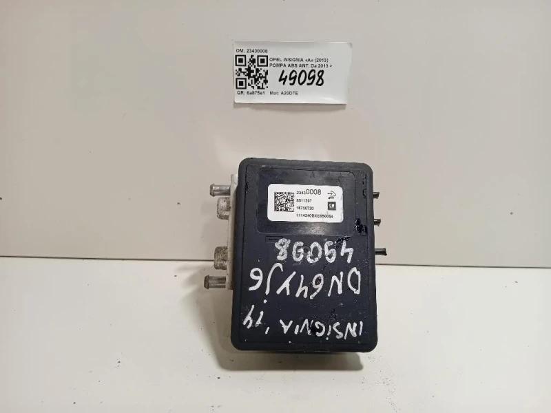 Pompa ABS ANT 23430008 Opel Insignia A 2013