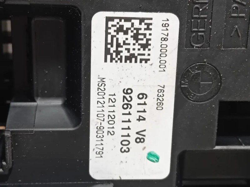 Centralina Scatola Fusibili 926111103 Bmw Serie 1 F20 Berlina 2012