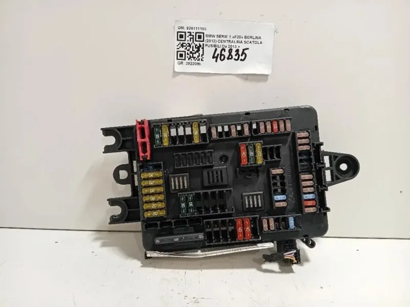 Centralina Scatola Fusibili 926111103 Bmw Serie 1 F20 Berlina 2012