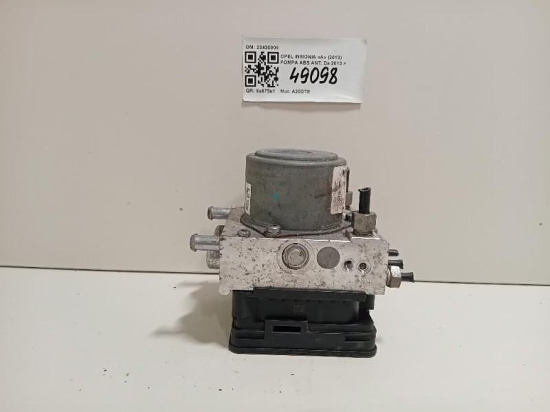 Pompa ABS ANT 23430008 Opel Insignia A 2013