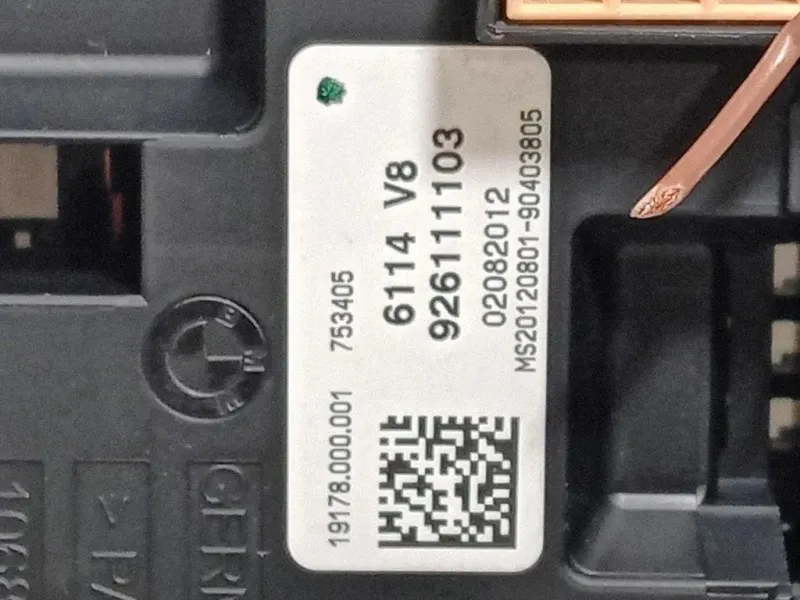 Centralina Scatola Fusibili 926111103 Bmw Serie 1 F20 Berlina 2012