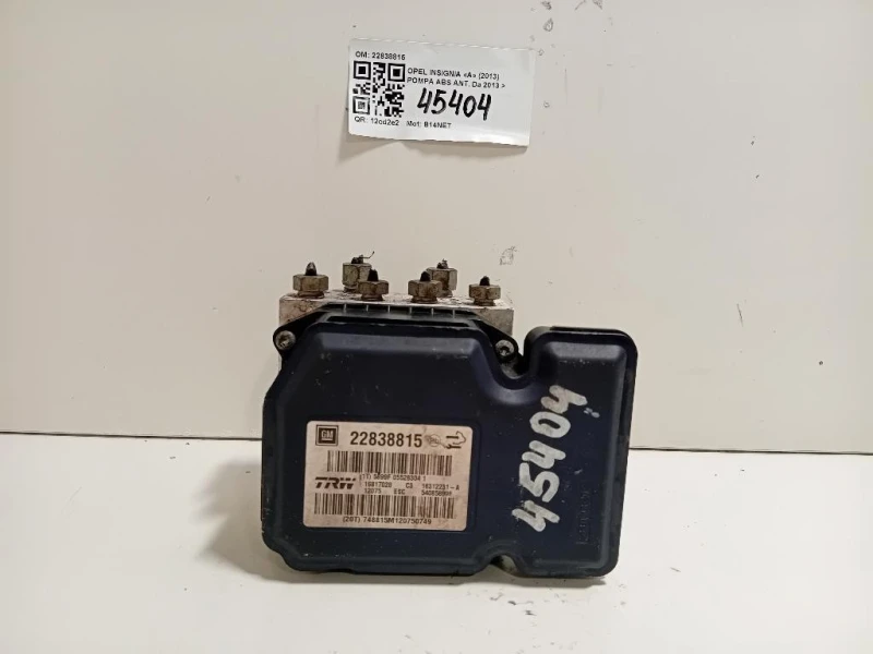Pompa ABS ANT 22838815 Opel Insignia A 2013
