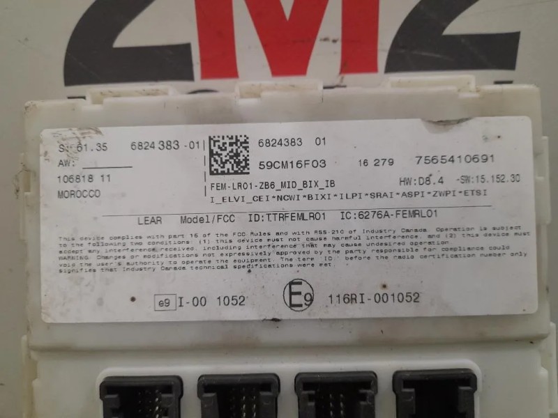 Centralina Scatola Fusibili 6824383 Bmw Serie 1 F20 Berlina 2012