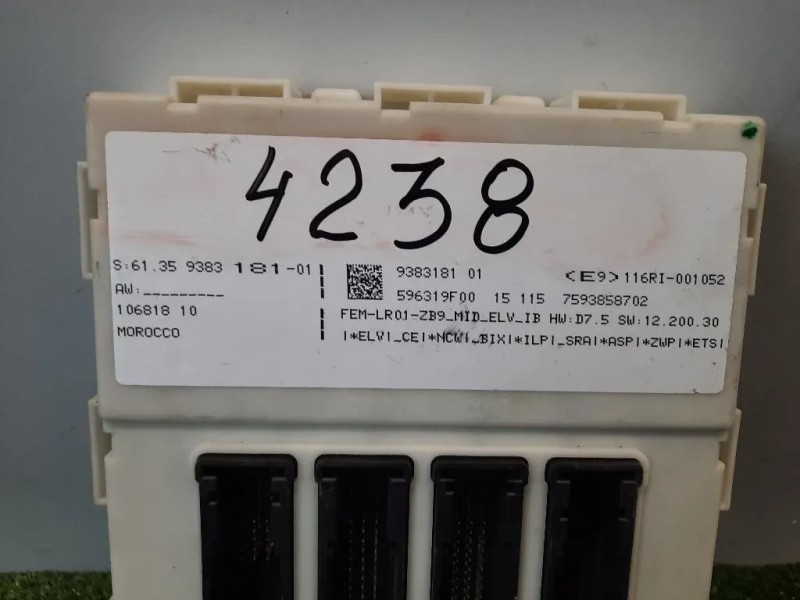 Centralina Scatola Fusibili 61359383181 9383181 Bmw Serie 1 F20 Berlina 2015