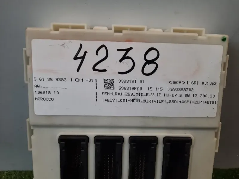 Centralina Scatola Fusibili 61359383181 9383181 Bmw Serie 1 F20 Berlina 2015