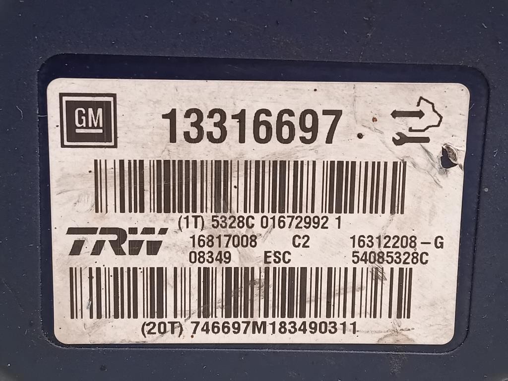 Pompa ABS ANT 13316697 Opel Insignia A 2013