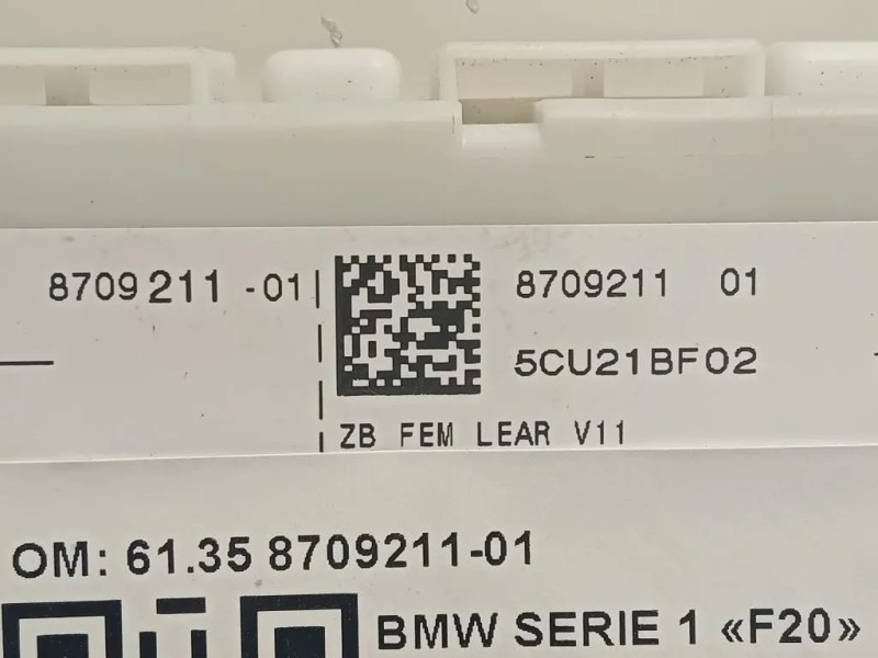 Centralina Scatola Fusibili 6135 8709211-01 Bmw Serie 1 F20 Berlina 2015