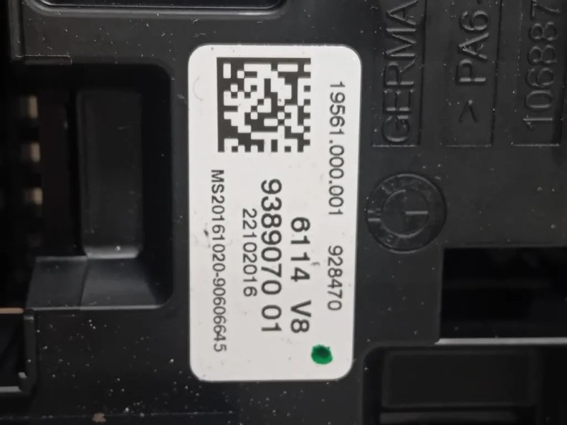 Centralina Scatola Fusibili 938907001 Bmw Serie 1 F20 Berlina 2015