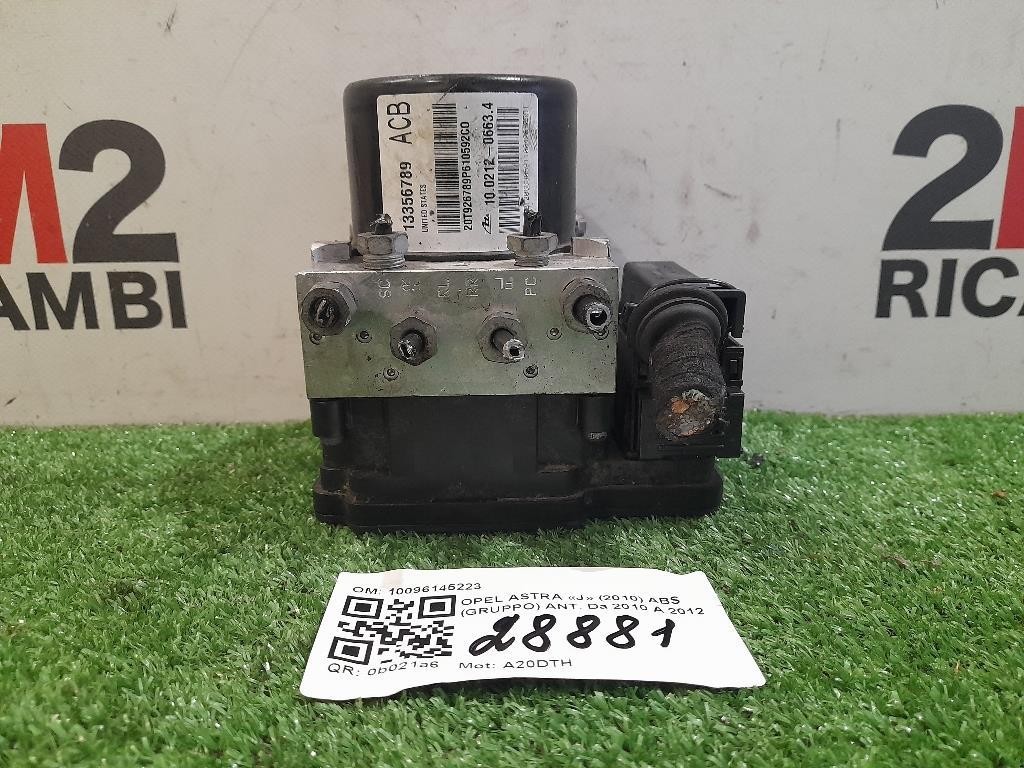 ABS Gruppo ANT 13356789 10096145223 Opel Astra J 2010