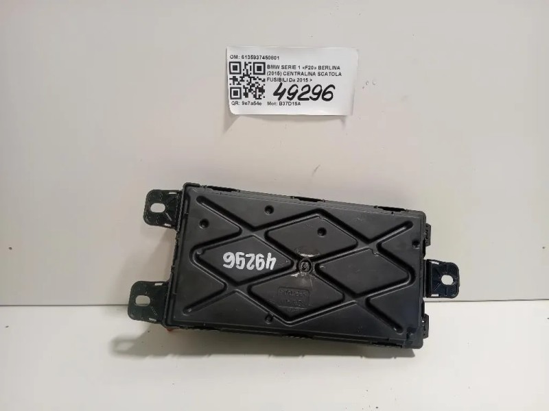 Centralina Scatola Fusibili 6135937450801 Bmw Serie 1 F20 Berlina 2015