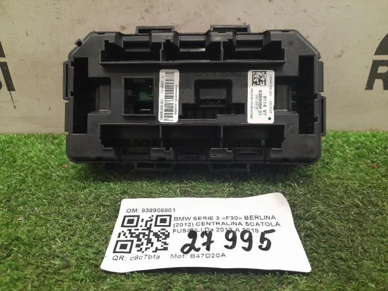 Centralina Scatola Fusibili 938906801 Bmw Serie 3 F30 Berlina 2012